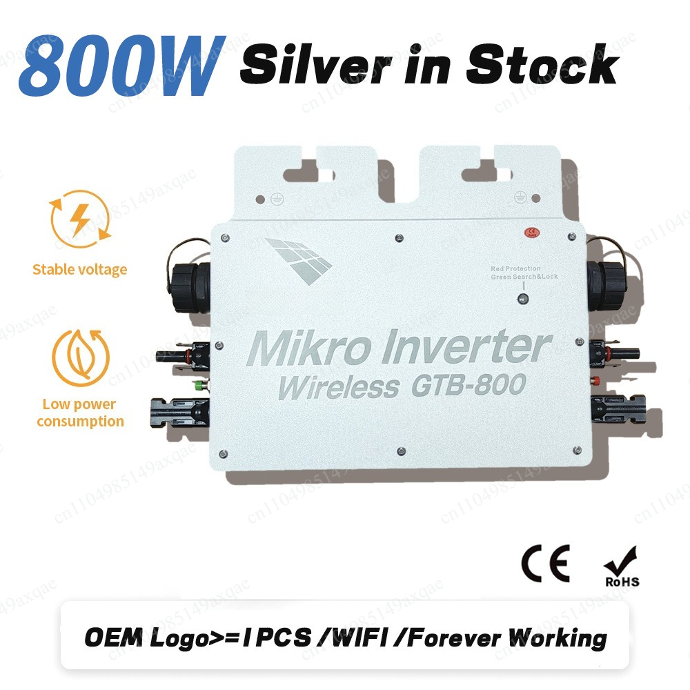 Grid Tie Micro Inverter - グラフィティWIFI 600Wグリッドタイドインバーター、デュアル300Wパネル接続、家庭用アプリ監視付きソーラーマイクロインバーター