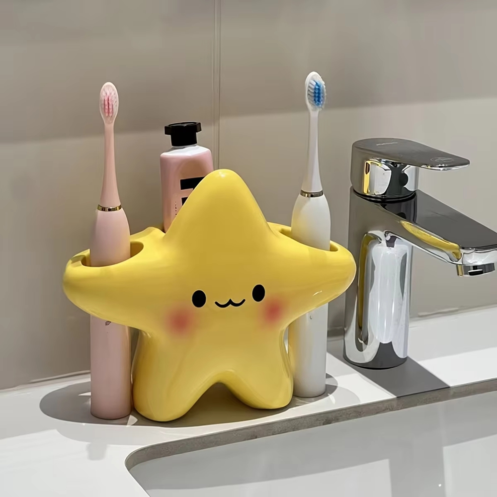 Energy Storage Rack - クリエイティブホルダー星型防水電動歯ブラシホルダー省スペースポータブル歯ブラシ収納ラックカップルギフト