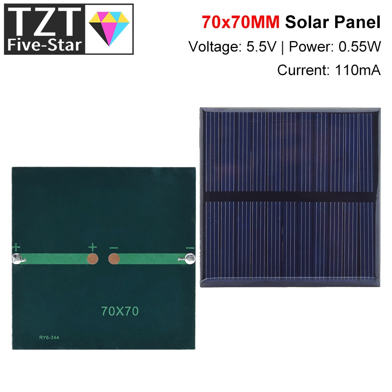 Jinko Solar Panel Cheetah - TZT 1/3 個 5.5V 110mA ソーラーパネル多結晶
