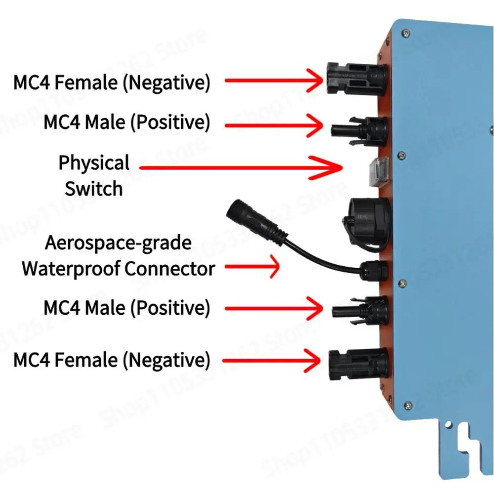 Grid Tie Micro Inverter - ハイパワーマイクロインバーター 350W-2800W グリッドタイ接続 逆流防止 スマートWiFi監視 36Vバッテリー対応