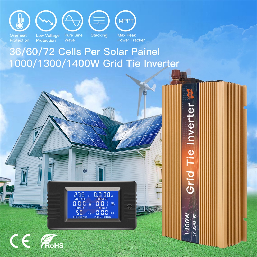 1000-1400W グリッドタイマイクロソーラーインバータ - Grid Tie Micro Inverter のレビューと価格