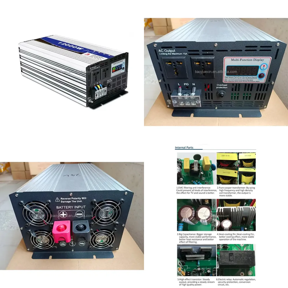 インバーター工業用純正弦波パワーインバーター2000W-10 - Ups Inverter 3Kva のレビューと価格
