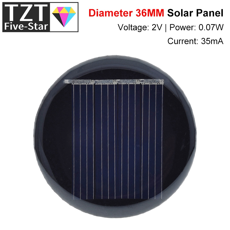 1/3/5 個 2V 35mA 0.07W D36MM 多結 - Jinko Solar Panel Cheetah のレビューと価格