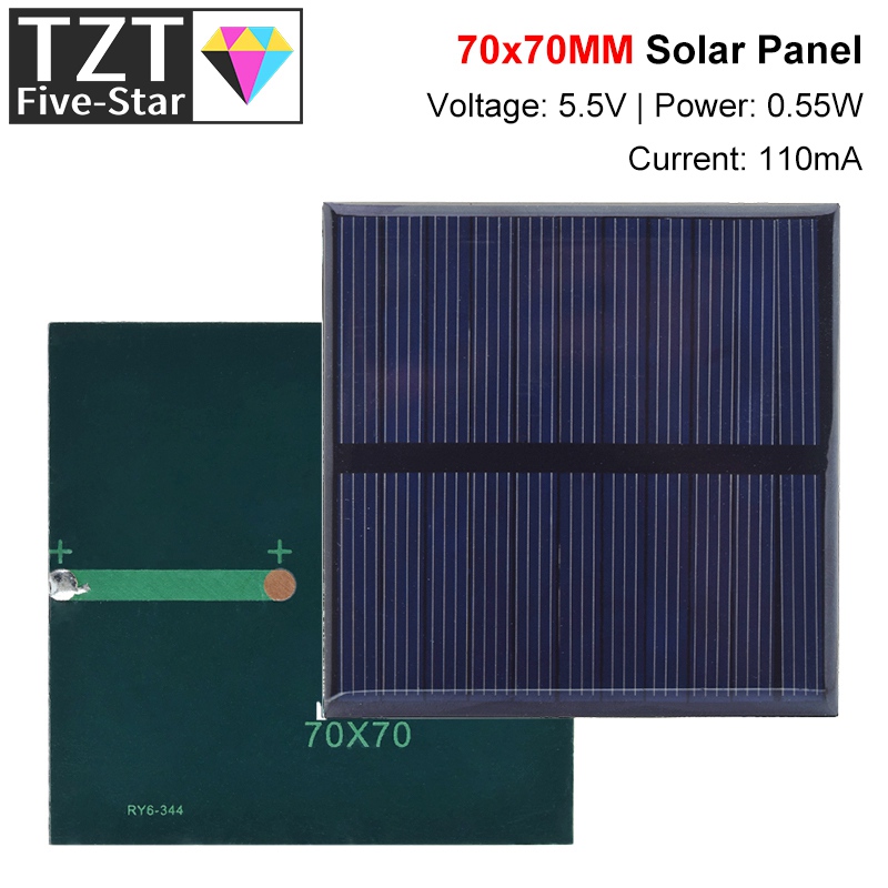 TZT 1/3 個 5.5V 110mA ソーラーパネル多結 - Jinko Solar Panel Cheetah のレビューと価格