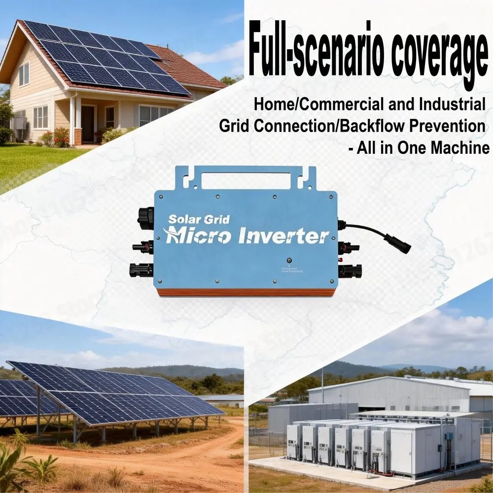 1000Wグリッドタイマイクロインバーター、逆流防止機能付き - Grid Tie Micro Inverter のレビューと価格