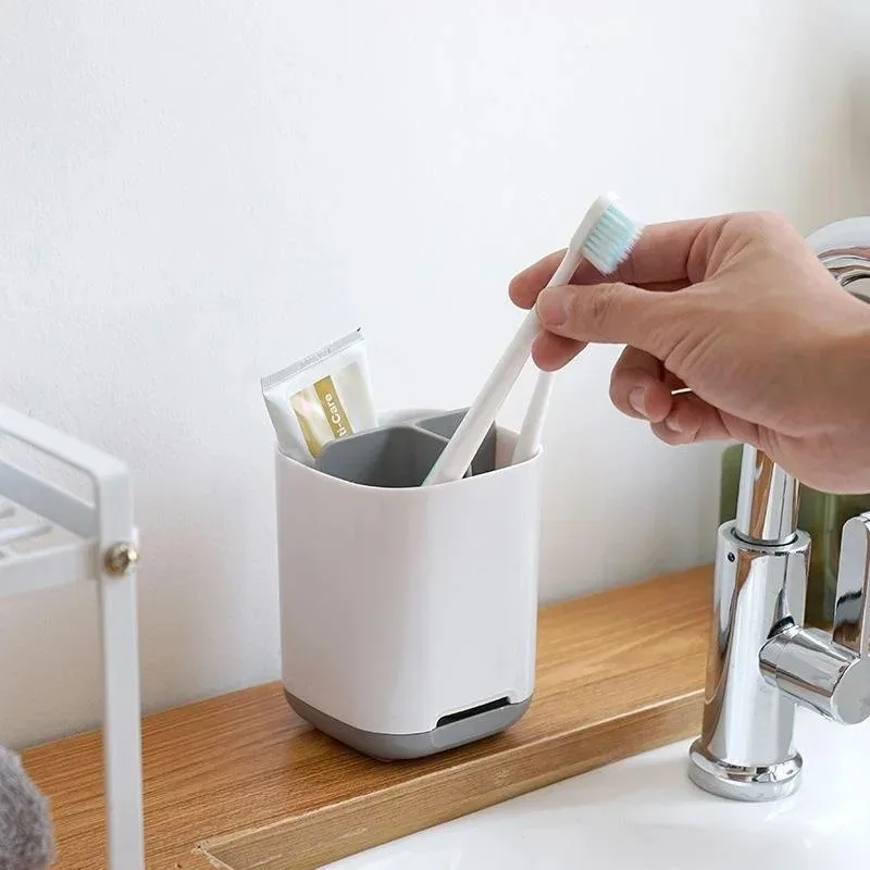 電動歯ブラシ メイクブラシホルダー 歯磨き粉収納ケース 大容 - Energy Storage Rack のレビューと価格