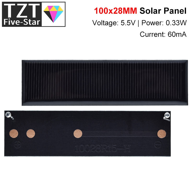 TZT 多結晶ソーラーパネル 5.5V 60mA 0.33W - Jinko Solar Panel Cheetah のレビューと価格