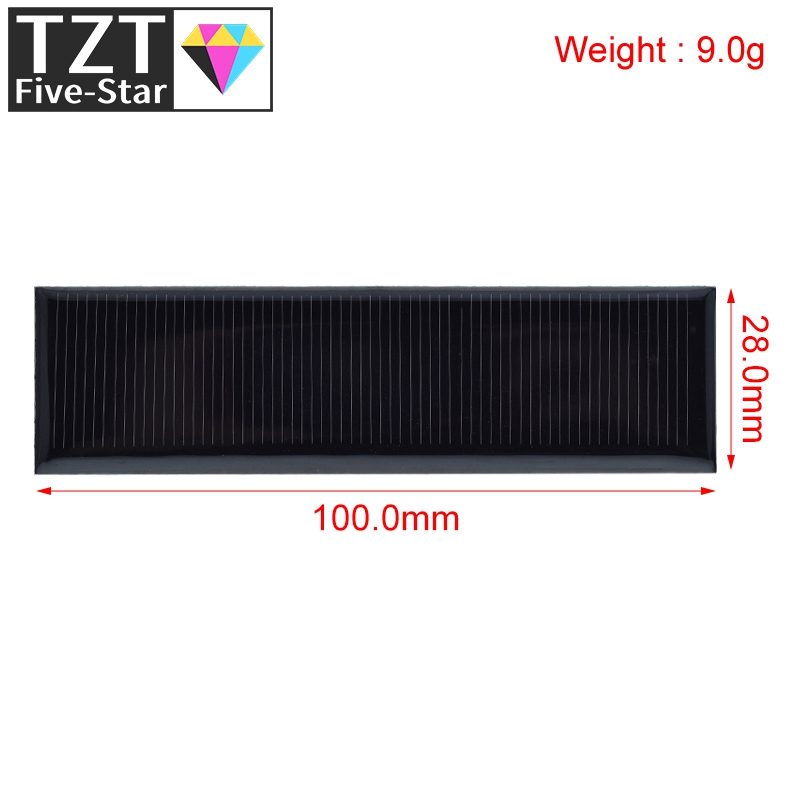 TZT 多結晶ソーラーパネル 5.5V 60mA 0.33W - Jinko Solar Panel Cheetah のレビューと価格