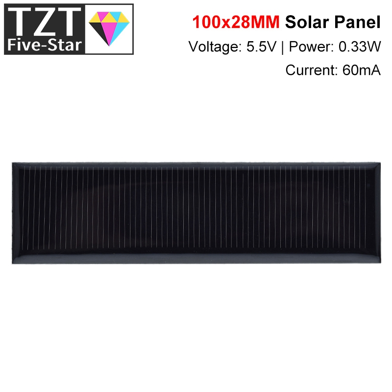 TZT 多結晶ソーラーパネル 5.5V 60mA 0.33W - Jinko Solar Panel Cheetah のレビューと価格