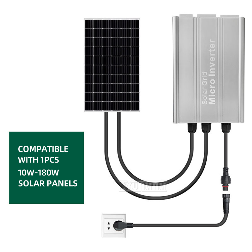住宅用系統連系インバーター、180Wソーラーマイクロインバー - Grid Tie Micro Inverter のレビューと価格