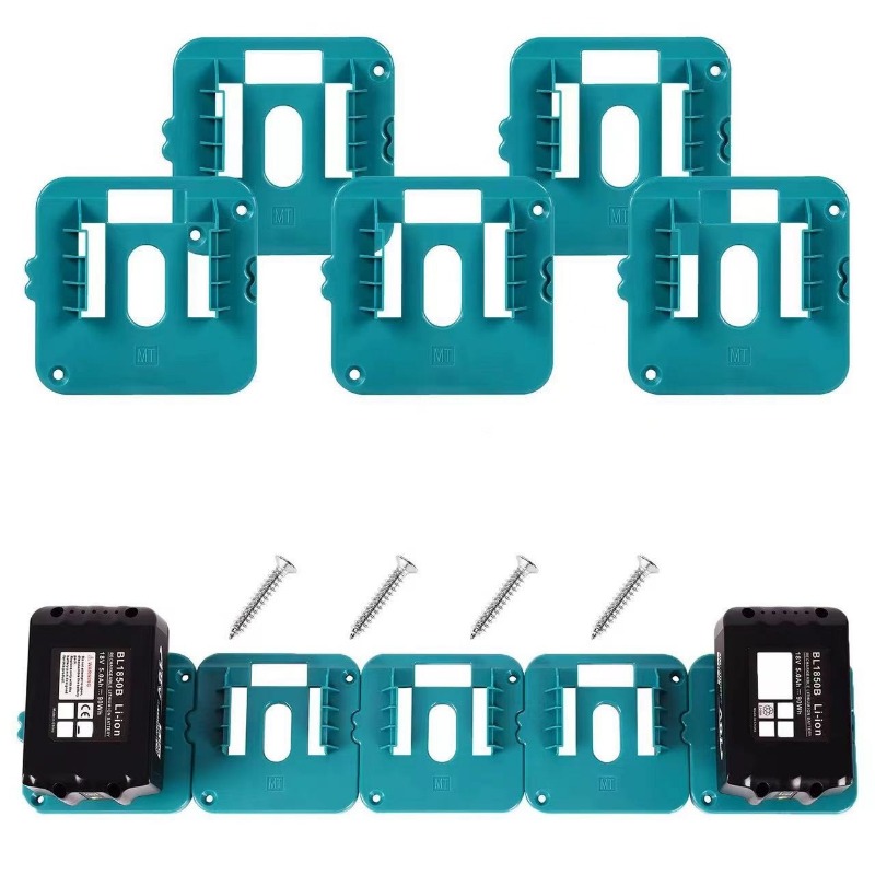 5 個のバッテリーホルダーマキタ 18V リチウムイオンバッ - Energy Storage Rack のレビューと価格