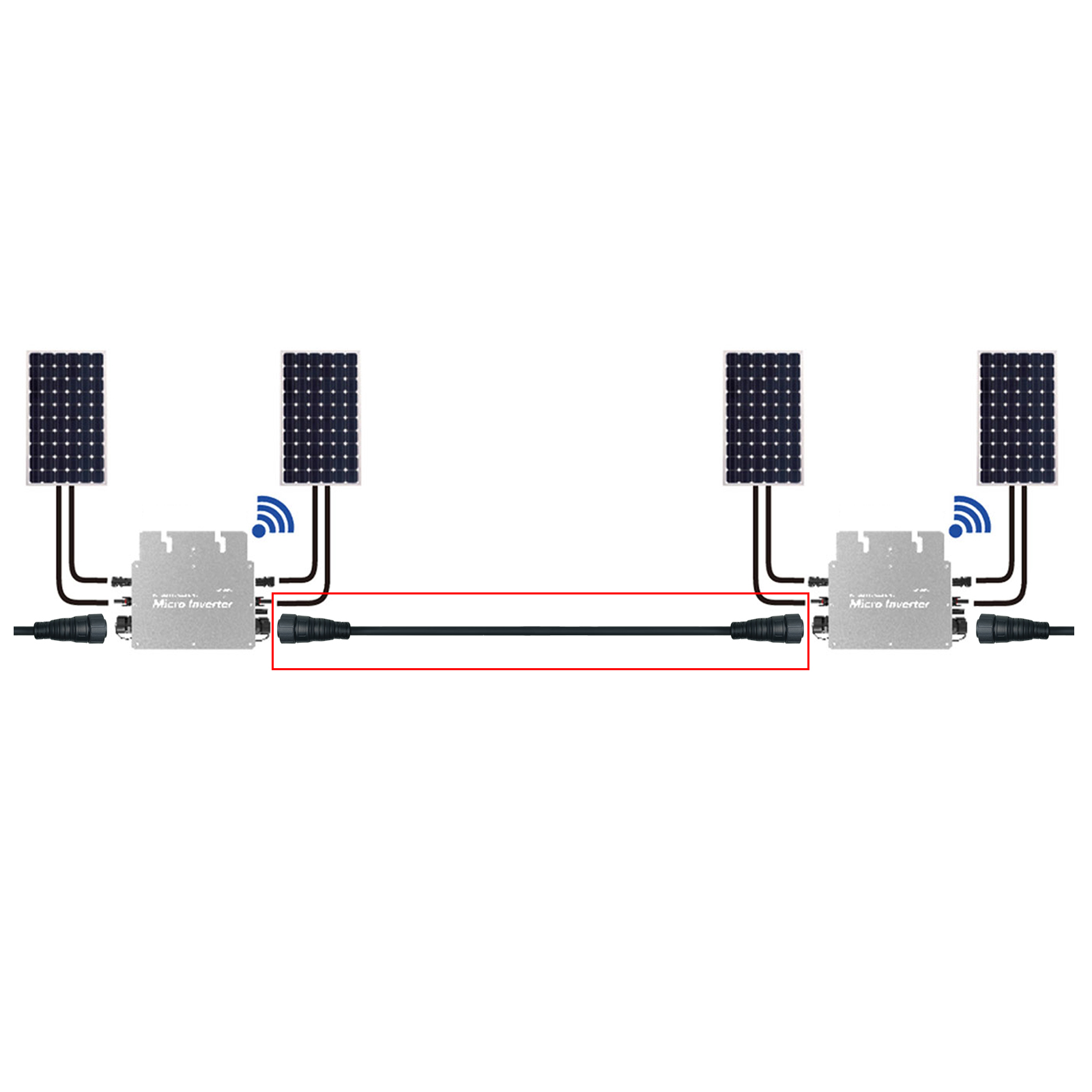 防水ソーラーマイクロインバーター,2m,600w,700w, - Grid Tie Micro Inverter のレビューと価格