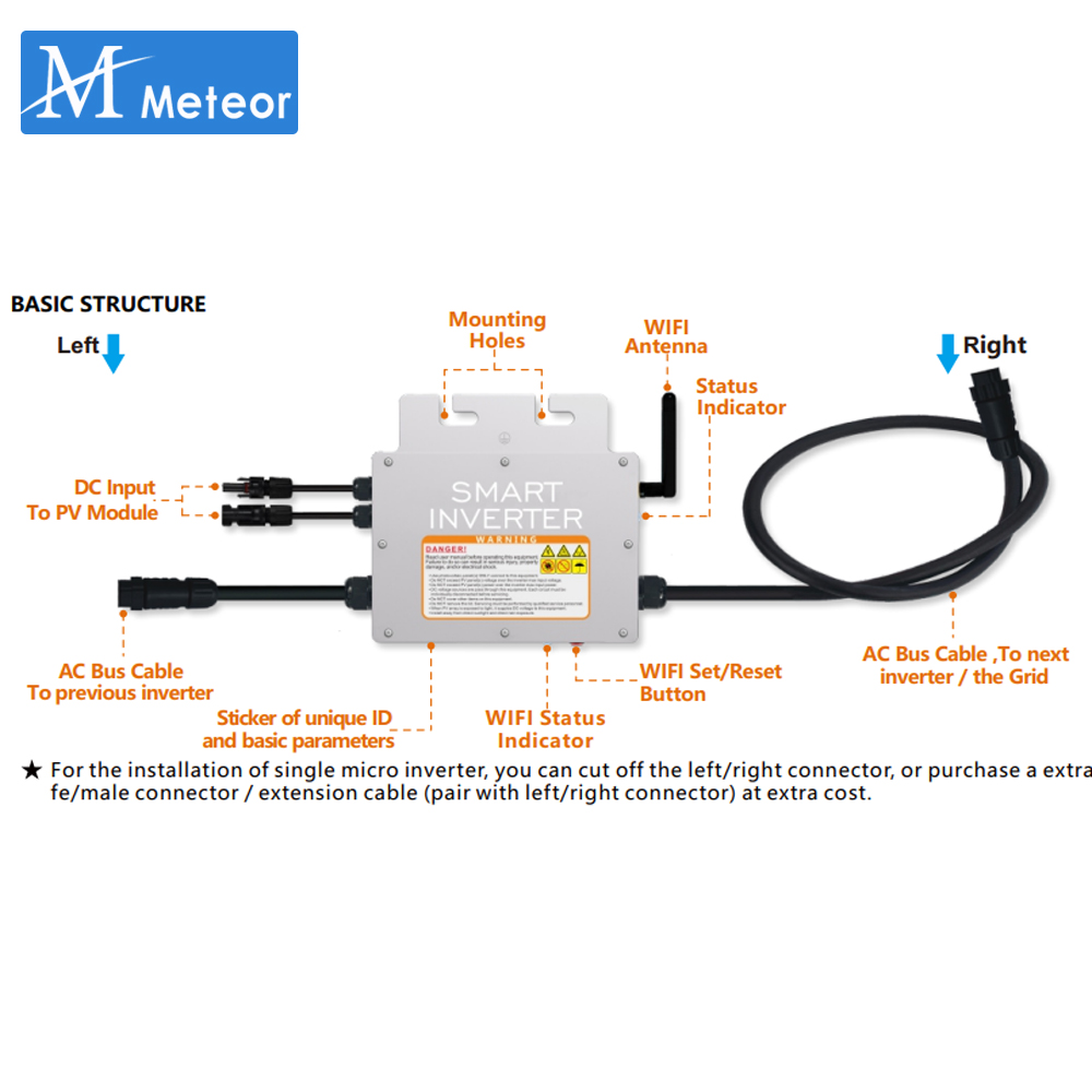 ソーラー設置用マイクロインバーター,入力電圧20〜60V,1 - Grid Tie Micro Inverter のレビューと価格