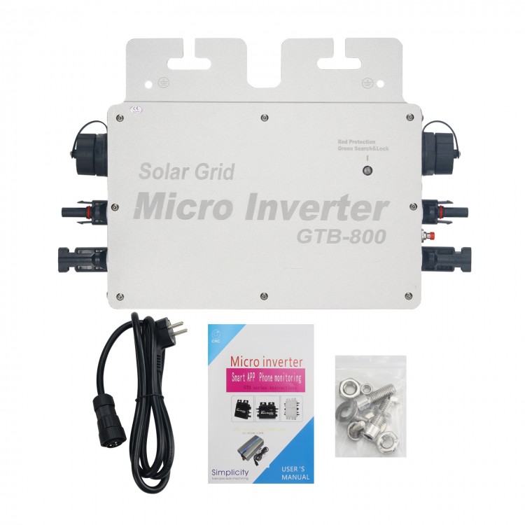 800Wスマートグリッドタイソーラーマイクロインバーター最大 - Grid Tie Micro Inverter のレビューと価格
