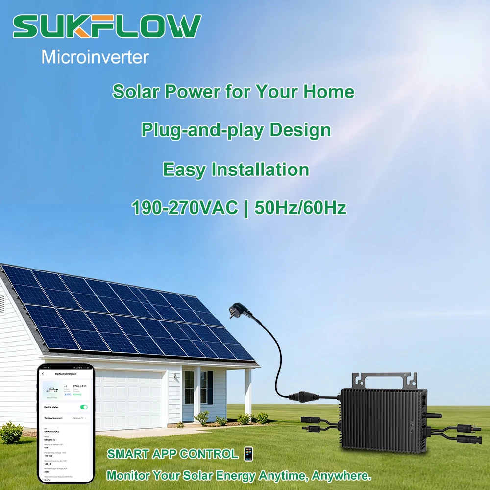 SUKFLOW Zero Expert 1200W グリッド - Grid Tie Micro Inverter のレビューと価格